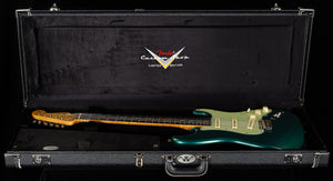 Fender Custom Shop Willcutt True '62 Stratocaster Journeyman Relic Sherwood Green Metallic Large C (848)