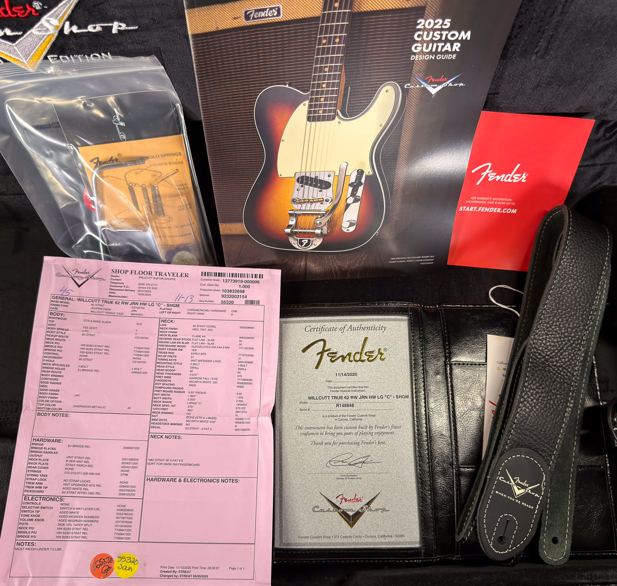 Fender Custom Shop Willcutt True '62 Stratocaster Journeyman Relic Sherwood Green Metallic Large C (848)