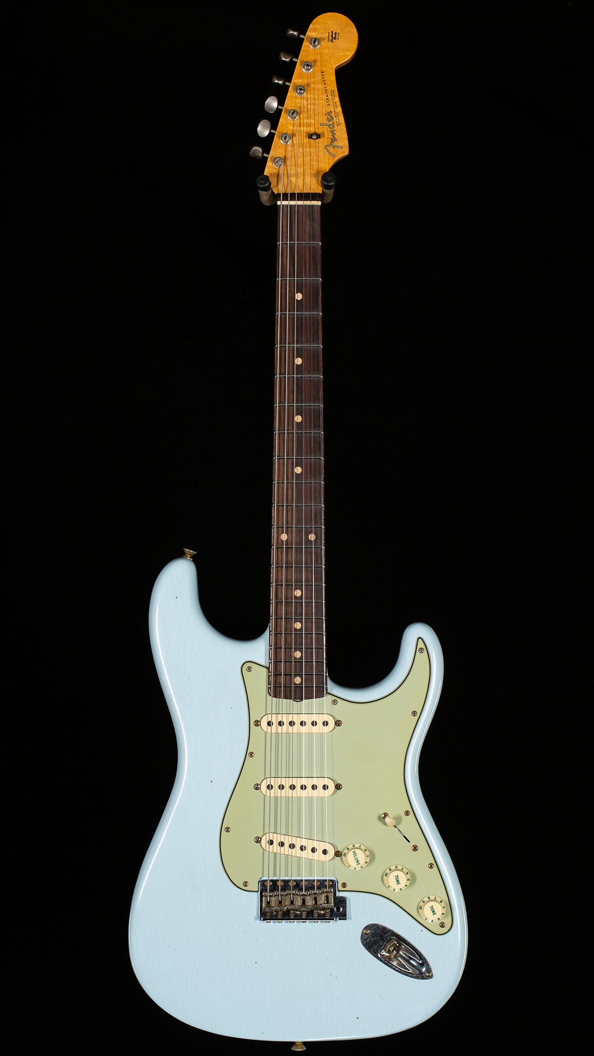 Fender Custom Shop Willcutt True '62 Stratocaster Journeyman Relic Faded Sonic Blue 60s C  (950)