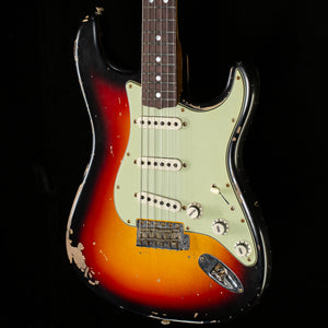 Fender Custom Shop Michael Landau 1968 Stratocaster Relic Bleached 3-Tone Sunburst (092)