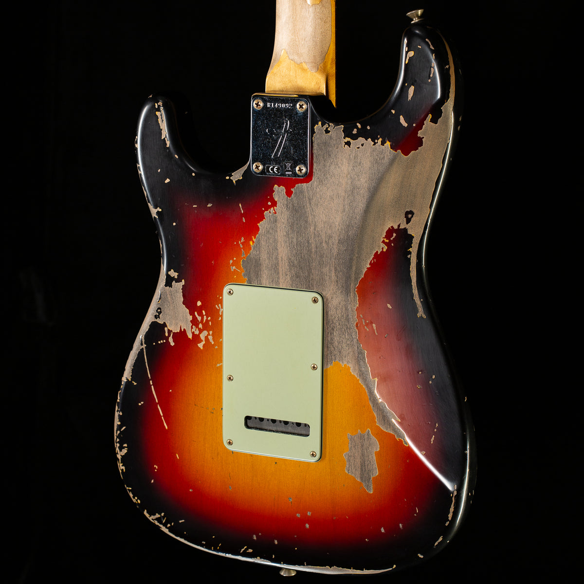 Fender Custom Shop Michael Landau 1968 Stratocaster Relic Bleached 3-Tone Sunburst (092)