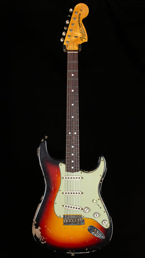 Fender Custom Shop Michael Landau 1968 Stratocaster Relic Bleached 3-Tone Sunburst (092)