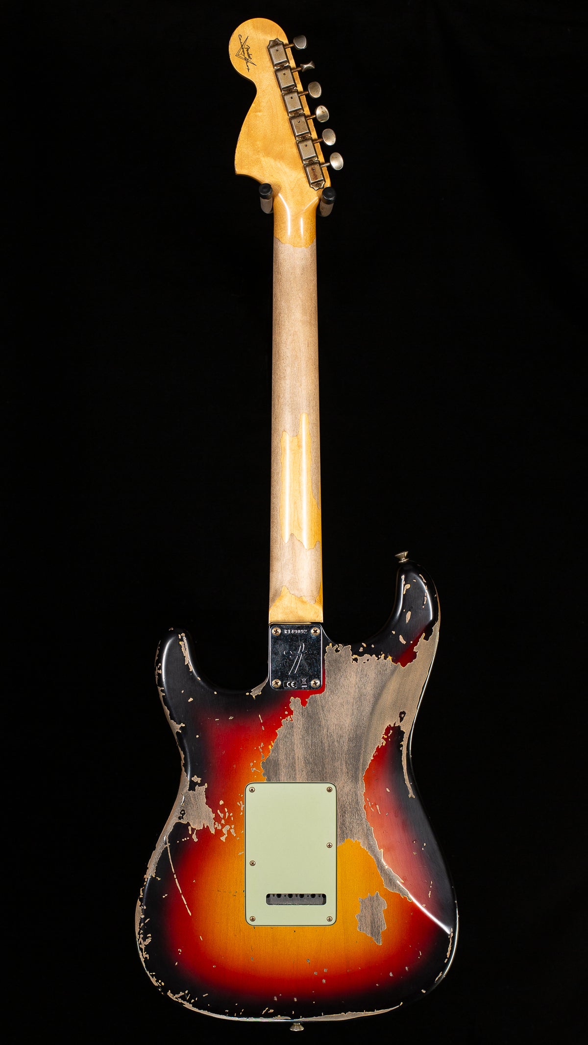 Fender Custom Shop Michael Landau 1968 Stratocaster Relic Bleached 3-Tone Sunburst (092)