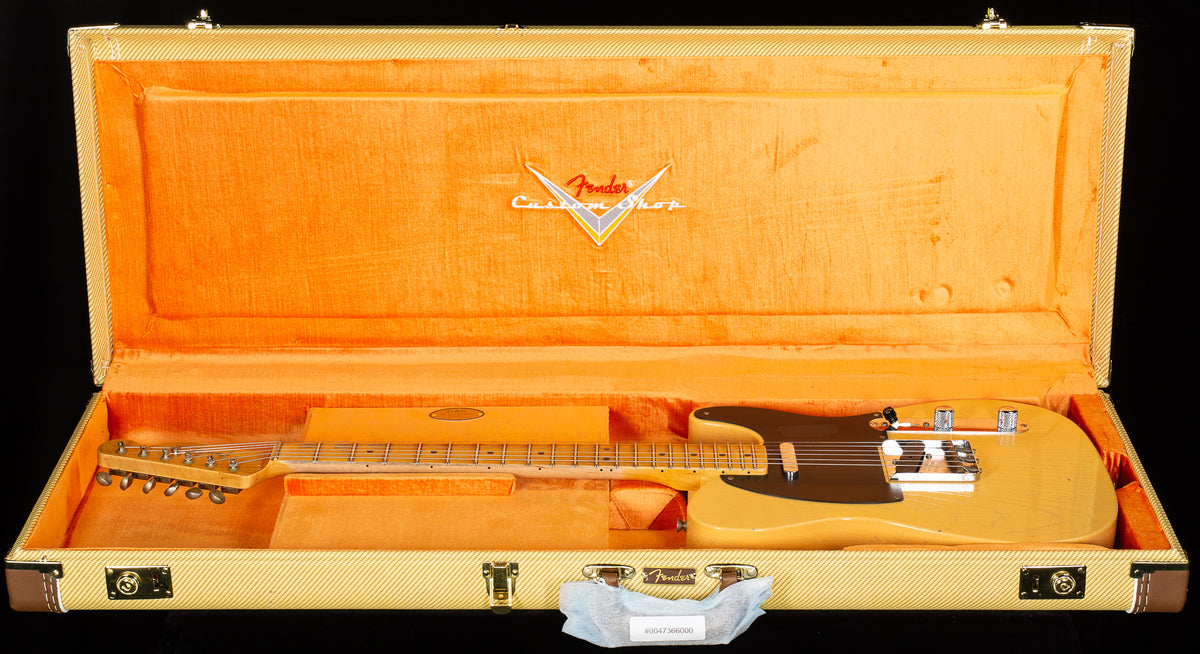 Fender Custom Shop 1951 Telecaster Journeyman Aged Nocaster Blonde (638)