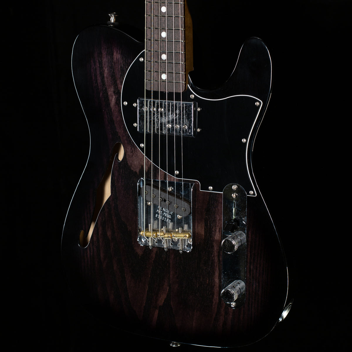 Fender Custom Shop Telecaster Deluxe Closet Classic Ebony Transparent (182)