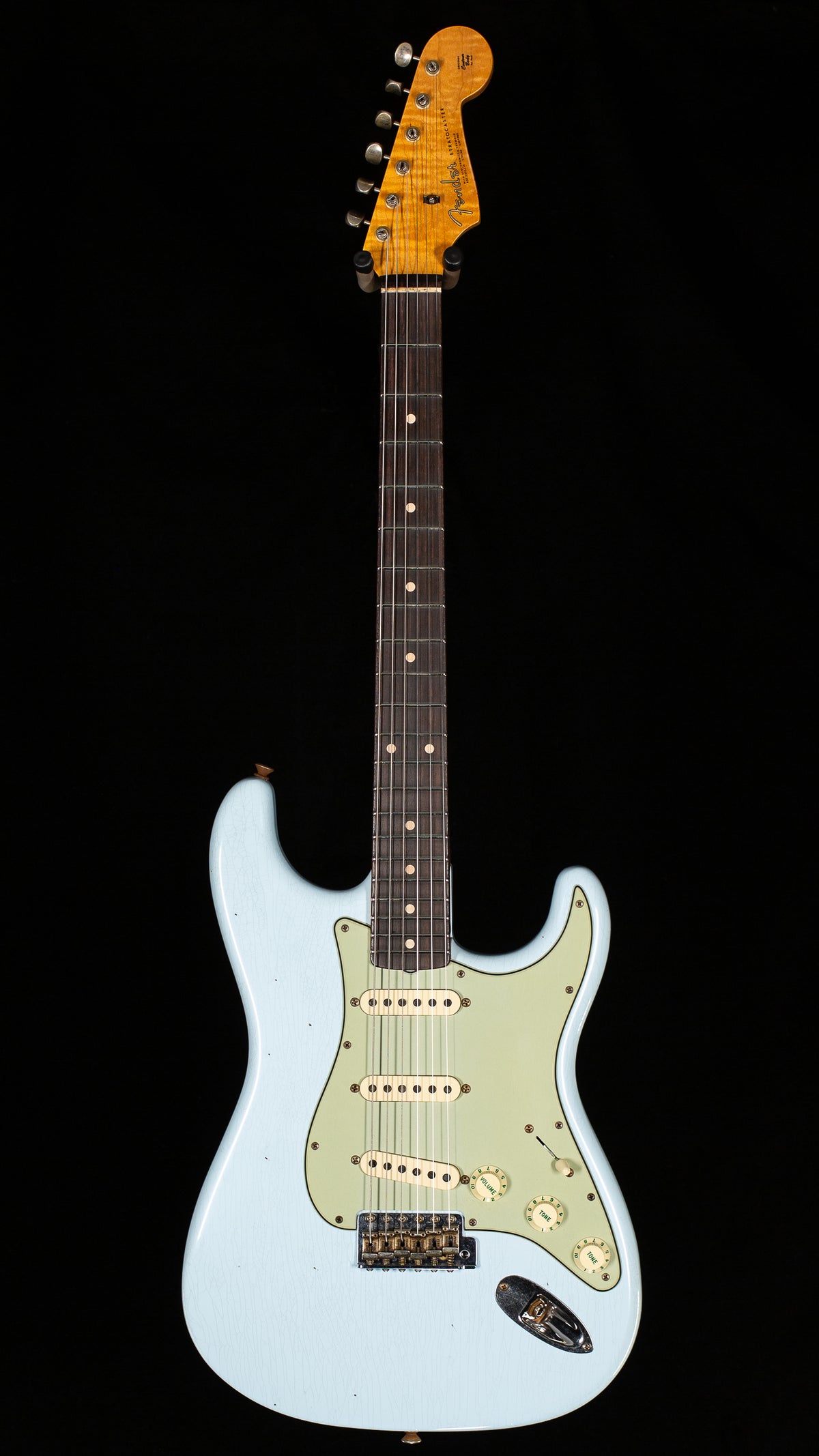 Fender Custom Shop Willcutt True '62 Stratocaster Journeyman Relic Faded Sonic Blue 60s C (249)