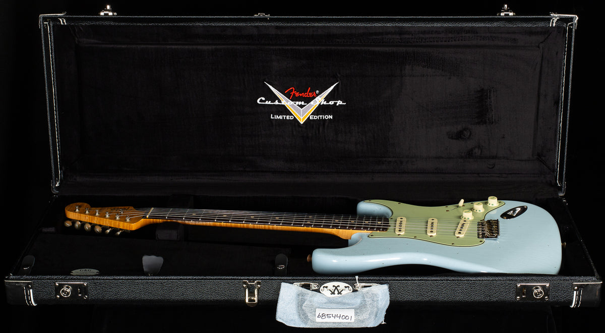 Fender Custom Shop Willcutt True '62 Stratocaster Journeyman Relic Faded Sonic Blue 60s C (249)