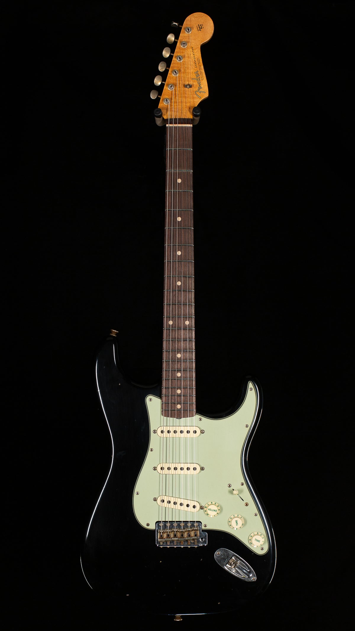 Fender Custom Shop Willcutt True '62 Journeyman Relic Black Over 3-Tone Sunburst 59 C (316)