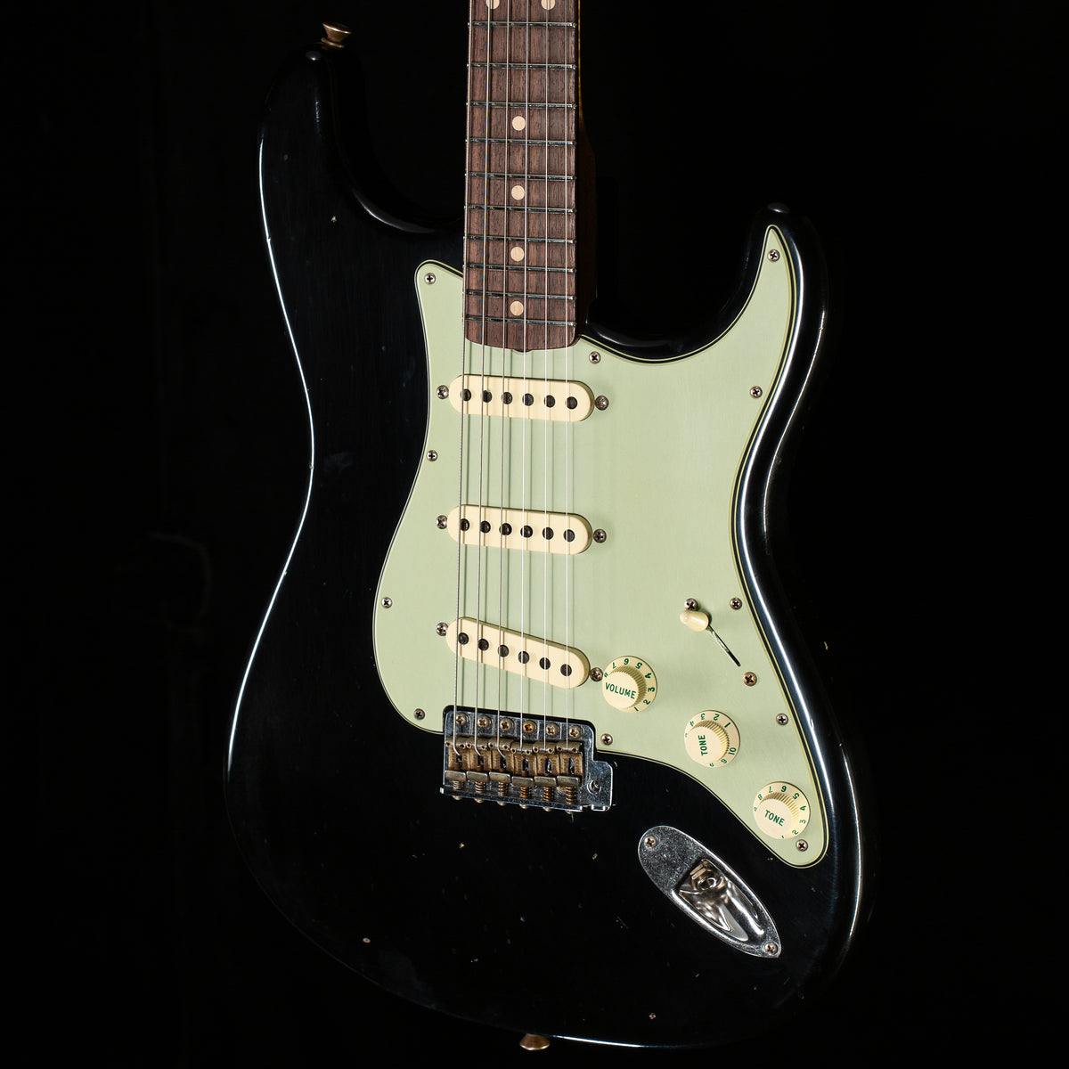 Fender Custom Shop Willcutt True '62 Journeyman Relic Black Over 3-Tone Sunburst 59 C (316)