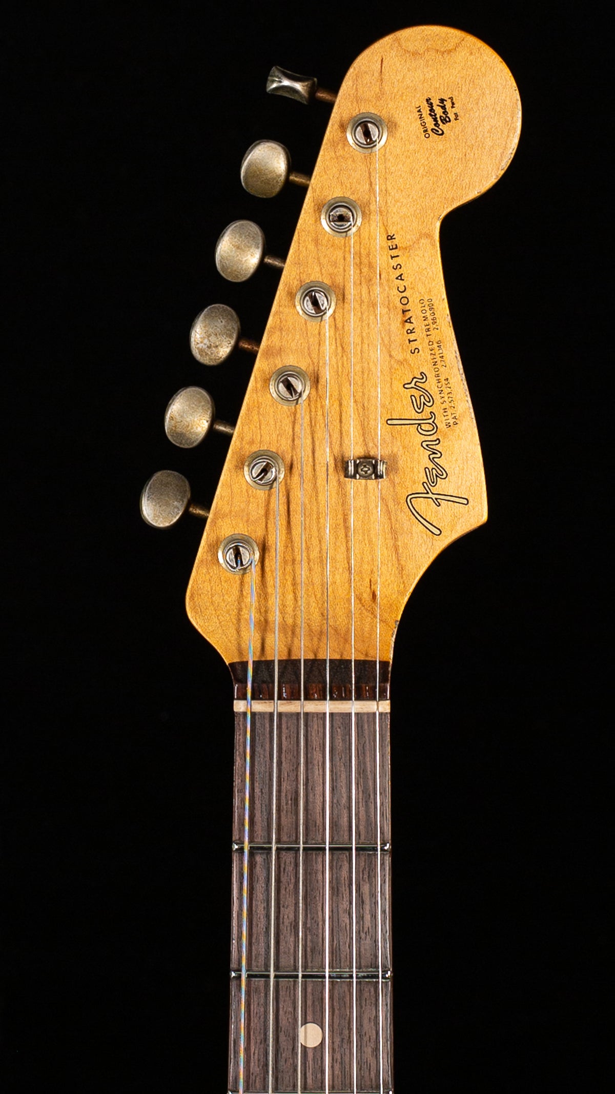 Fender Custom Shop Willcutt True '62 Journeyman Relic Black Over 3-Tone Sunburst 59 C (316)