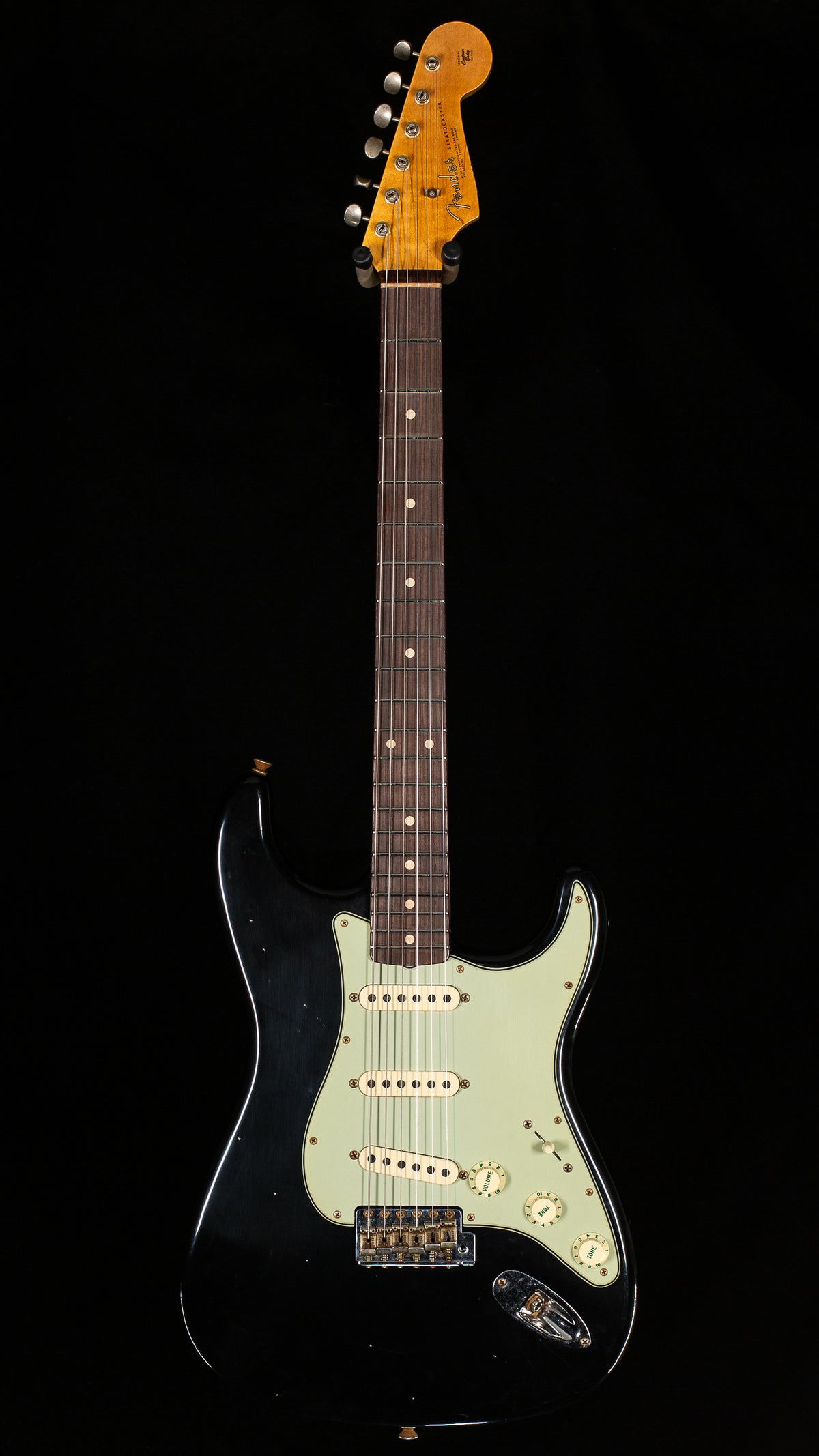 Fender Custom Shop Willcutt True '62 Stratocaster Journeyman Relic Black 60s C (438)