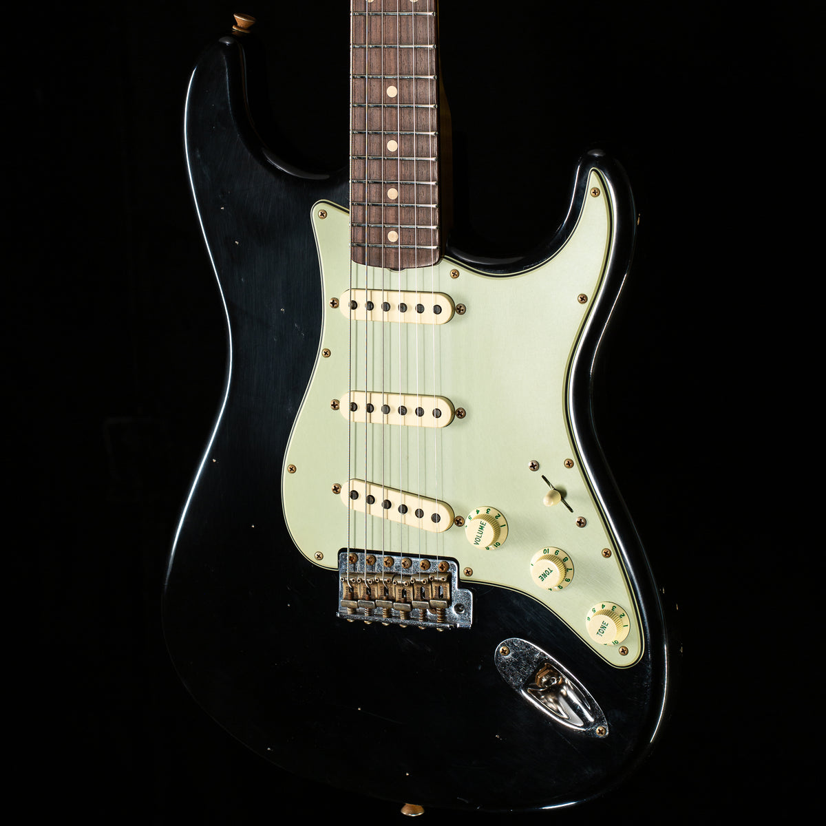 Fender Custom Shop Willcutt True '62 Stratocaster Journeyman Relic Black 60s C (438)