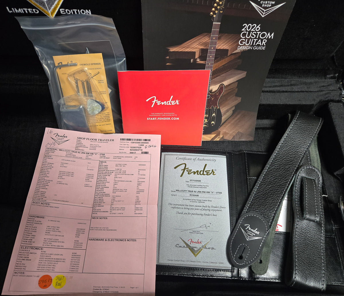 Fender Custom Shop Willcutt True '62 Stratocaster Journeyman Relic 3-Tone Sunburst '57 V (446)