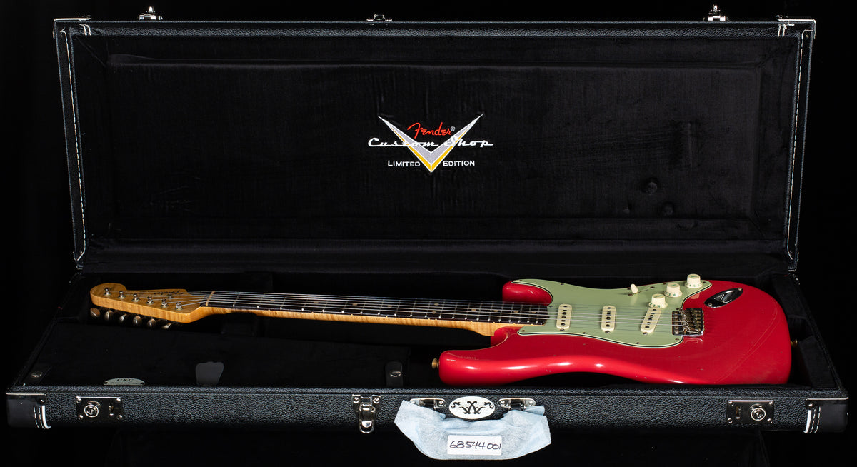 Fender Custom Shop Willcutt True '62 Journeyman Relic Fiesta Red Large C (519)