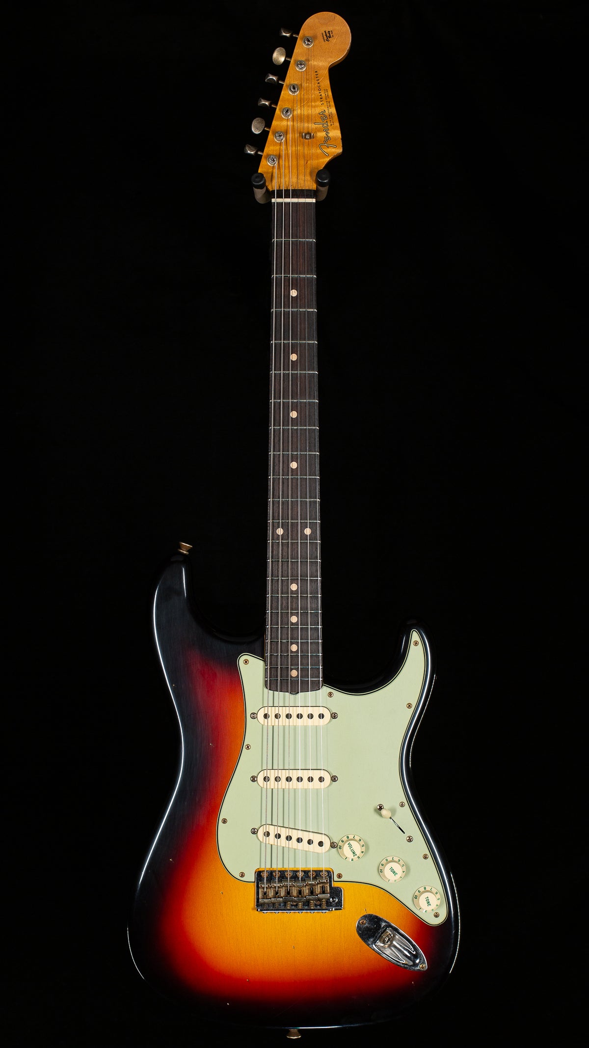 Fender Custom Shop Willcutt True '62 Journeyman Relic 3-Tone Sunburst Large C (528)