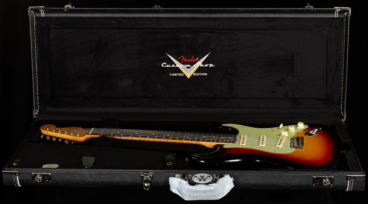 Fender Custom Shop Willcutt True '62 Stratocaster Journeyman Relic 3-Tone Sunburst 60s C (545)