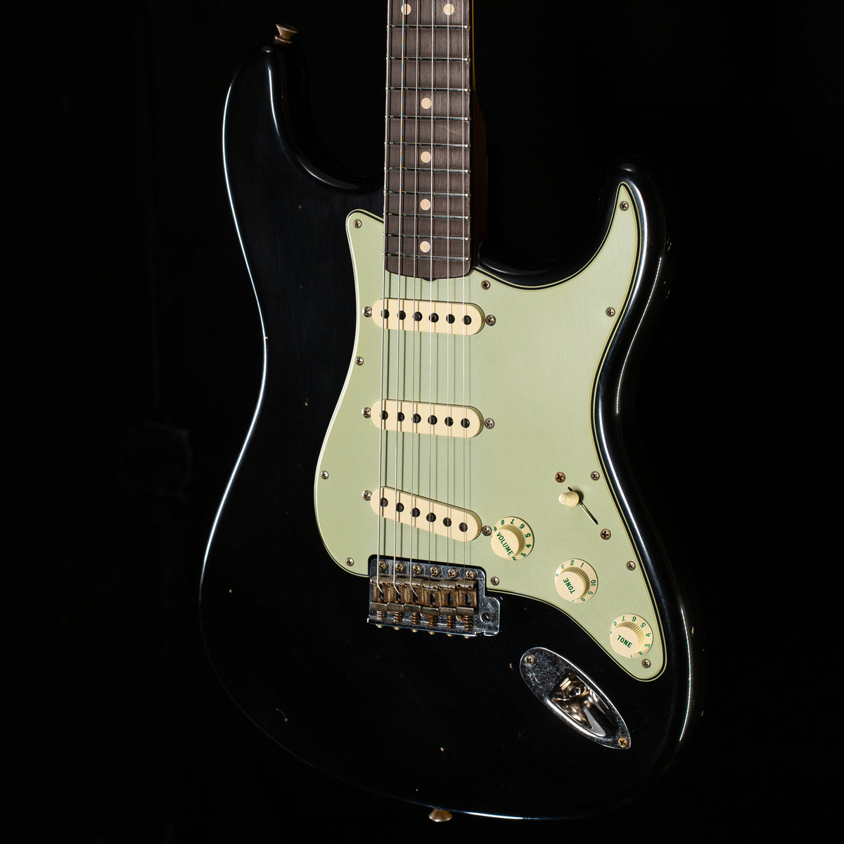 Fender Custom Shop Willcutt True '62 Stratocaster Journeyman Relic Black 60s C (628)