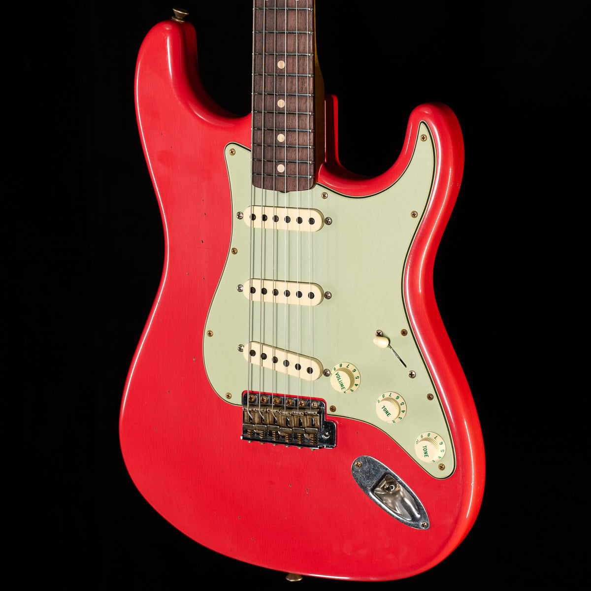 Fender Custom Shop Willcutt True '62 Journeyman Relic Fiesta Red Large C (687)