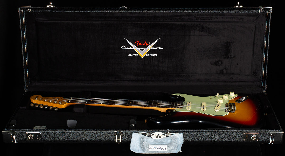 Fender Custom Shop Willcutt True '62 Stratocaster Journeyman Relic 3-Tone Sunburst 60s C (715)