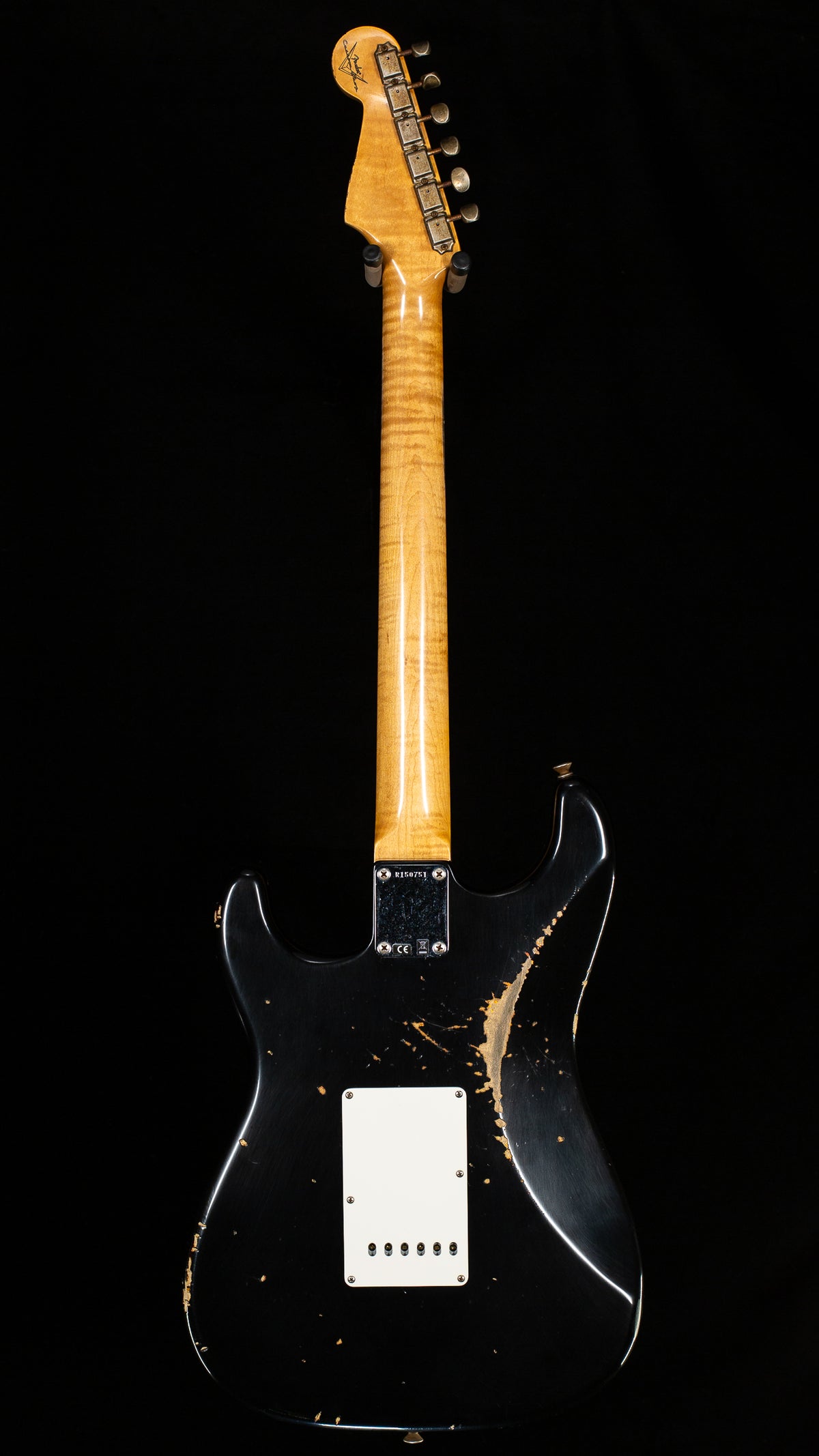 Fender Custom Shop Willcutt True '62 Journeyman Relic Black Over 3-Tone Sunburst 59 C (751)