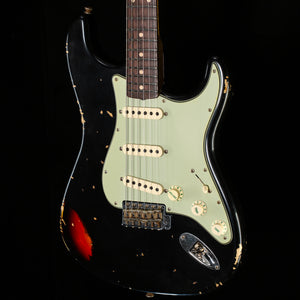 Fender Custom Shop Willcutt True '62 Journeyman Relic Black Over 3-Tone Sunburst 59 C (751)
