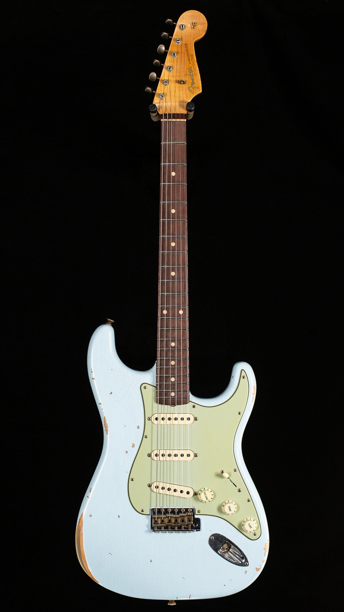 Fender Custom Shop Willcutt True '62 Stratocaster Relic Faded Sonic Blue Large C (752)