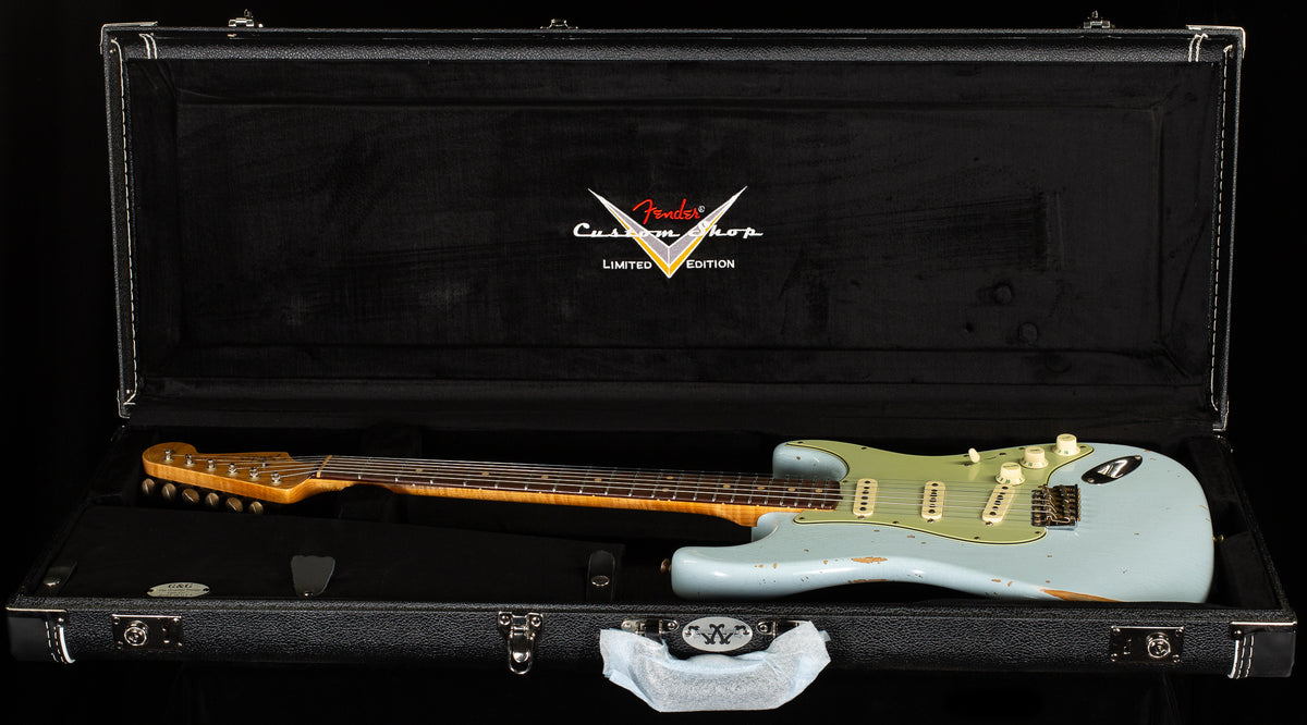 Fender Custom Shop Willcutt True '62 Stratocaster Relic Faded Sonic Blue Large C (752)