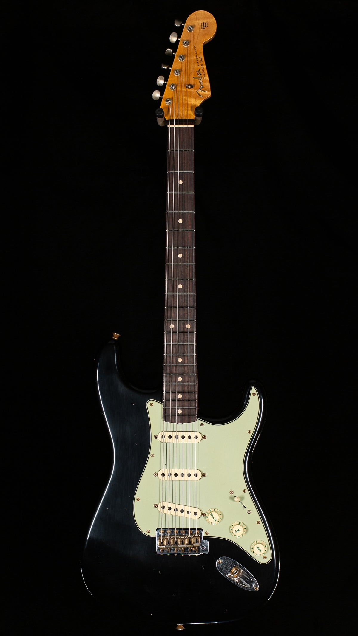 Fender Custom Shop Willcutt True '62 Stratocaster Journeyman Relic Black 59 C  (796)