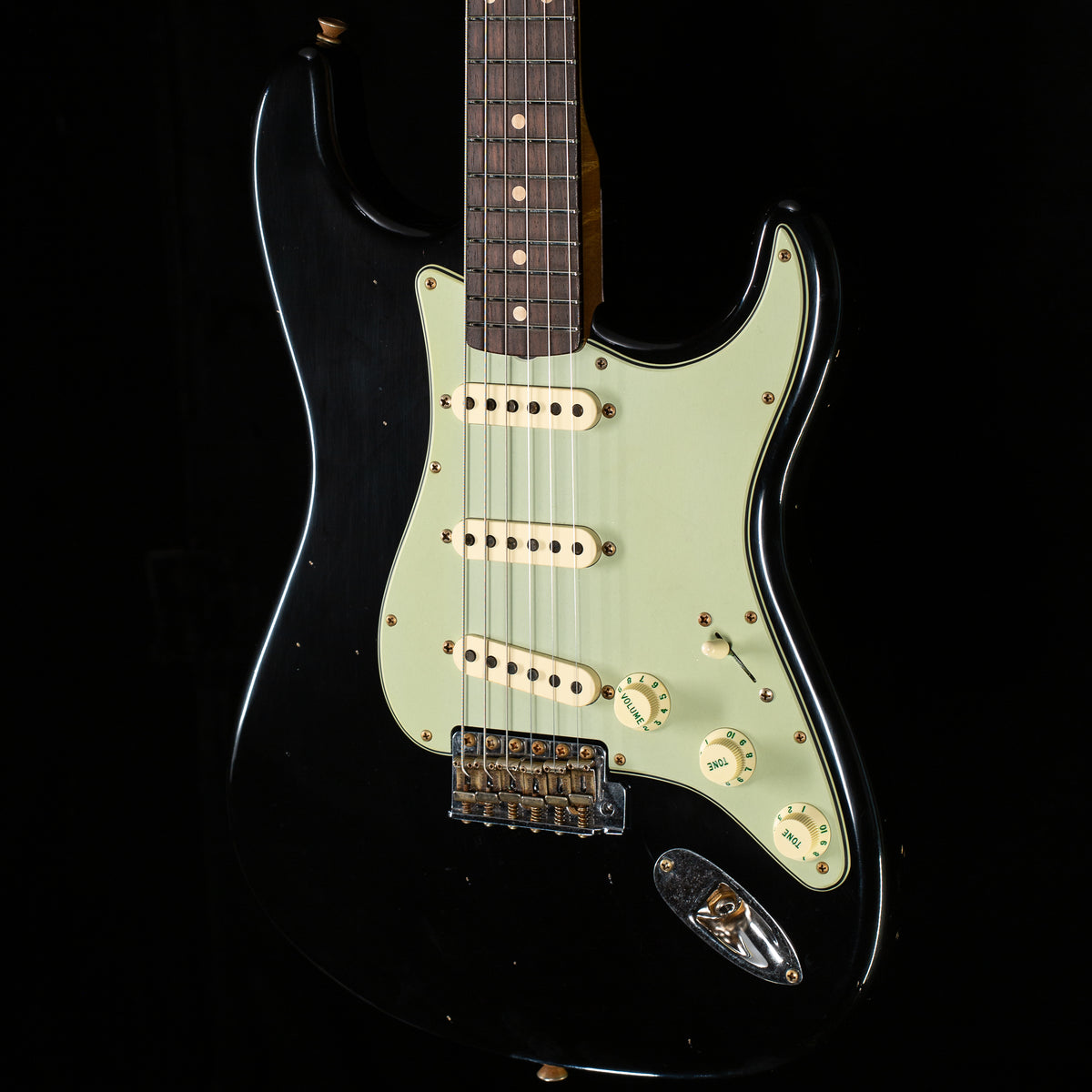 Fender Custom Shop Willcutt True '62 Stratocaster Journeyman Relic Black 59 C  (796)