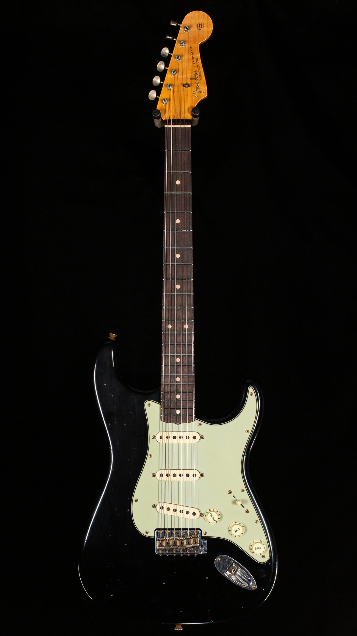 Fender Custom Shop Willcutt True '62 Stratocaster Journeyman Relic Black 60s C  (821)