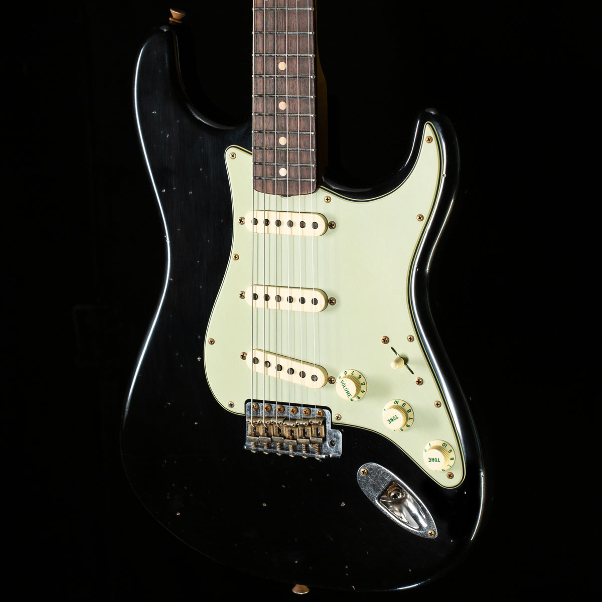 Fender Custom Shop Willcutt True '62 Stratocaster Journeyman Relic Black 60s C  (821)