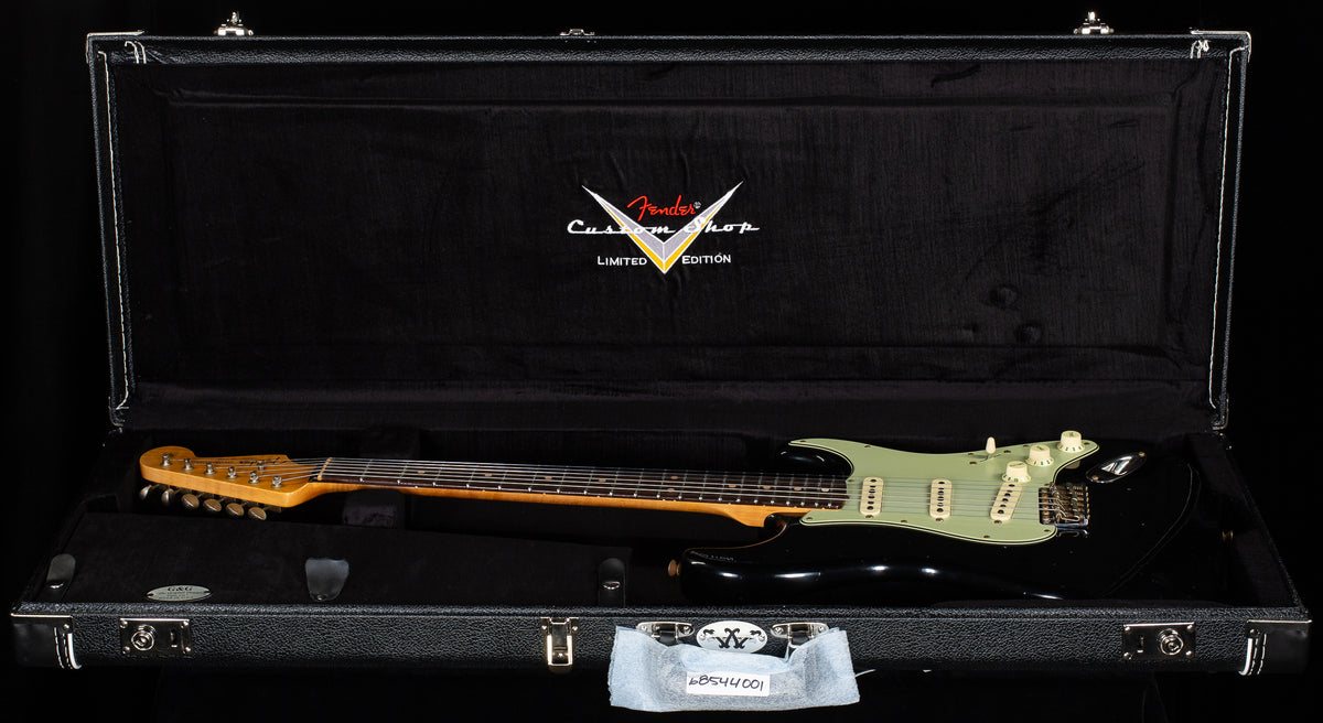 Fender Custom Shop Willcutt True '62 Stratocaster Journeyman Relic Black 60s C  (821)