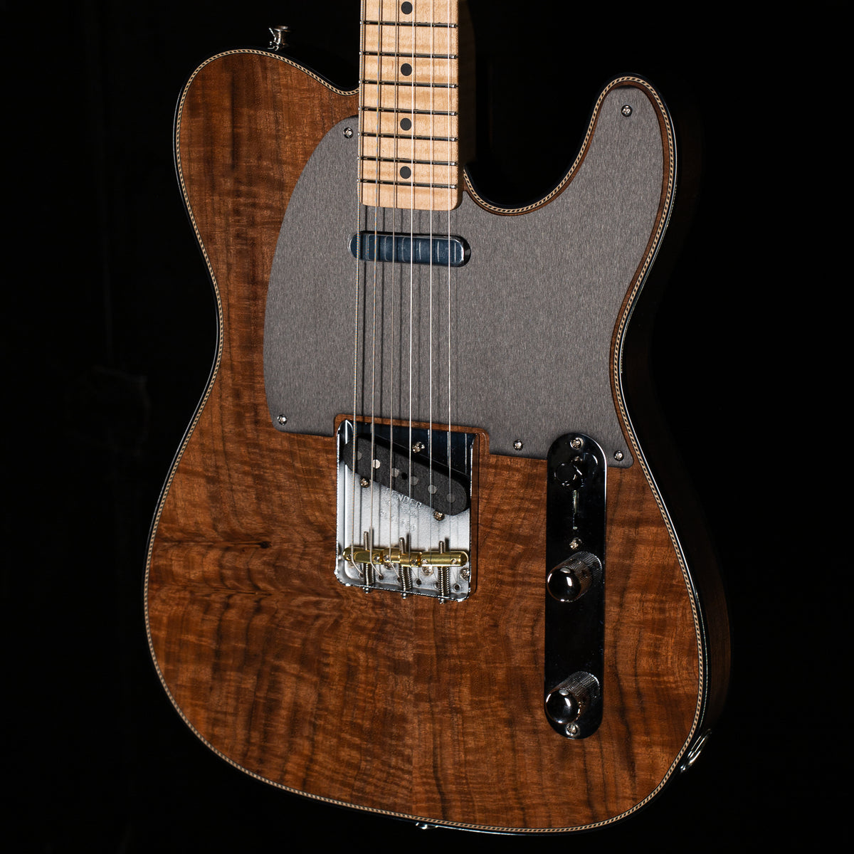 Fender Custom Shop Limited Edition 75th Anniversary Telecaster NOS Figured Roasted Ash (220)