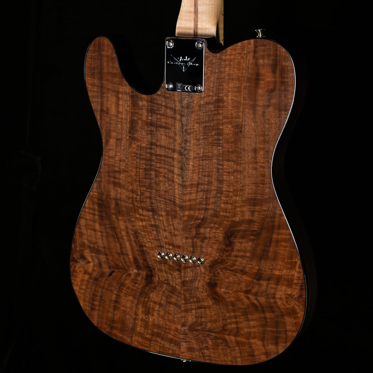 Fender Custom Shop Limited Edition 75th Anniversary Telecaster NOS Figured Roasted Ash (220)
