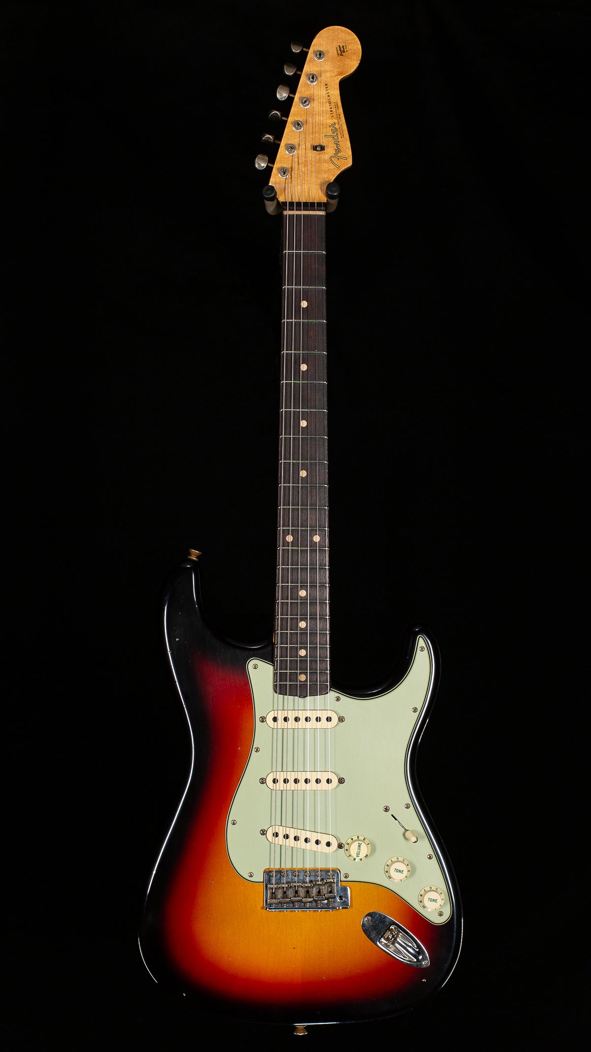 Fender Custom Shop Willcutt True '62 Stratocaster Journeyman Relic 3-Tone Sunburst 60s C (861)
