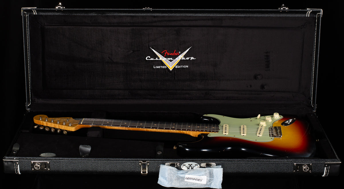 Fender Custom Shop Willcutt True '62 Journeyman Relic 3-Tone Sunburst Large C (214)