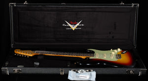 Fender Custom Shop Willcutt True '62 Journeyman Relic 3-Tone Sunburst Large C (214)