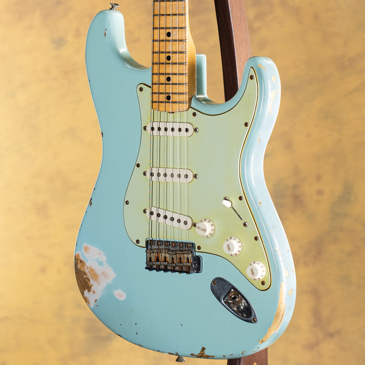 2007 Fender Custom Shop Custom Vintage Stratocaster Heavy Relic Sonic Blue