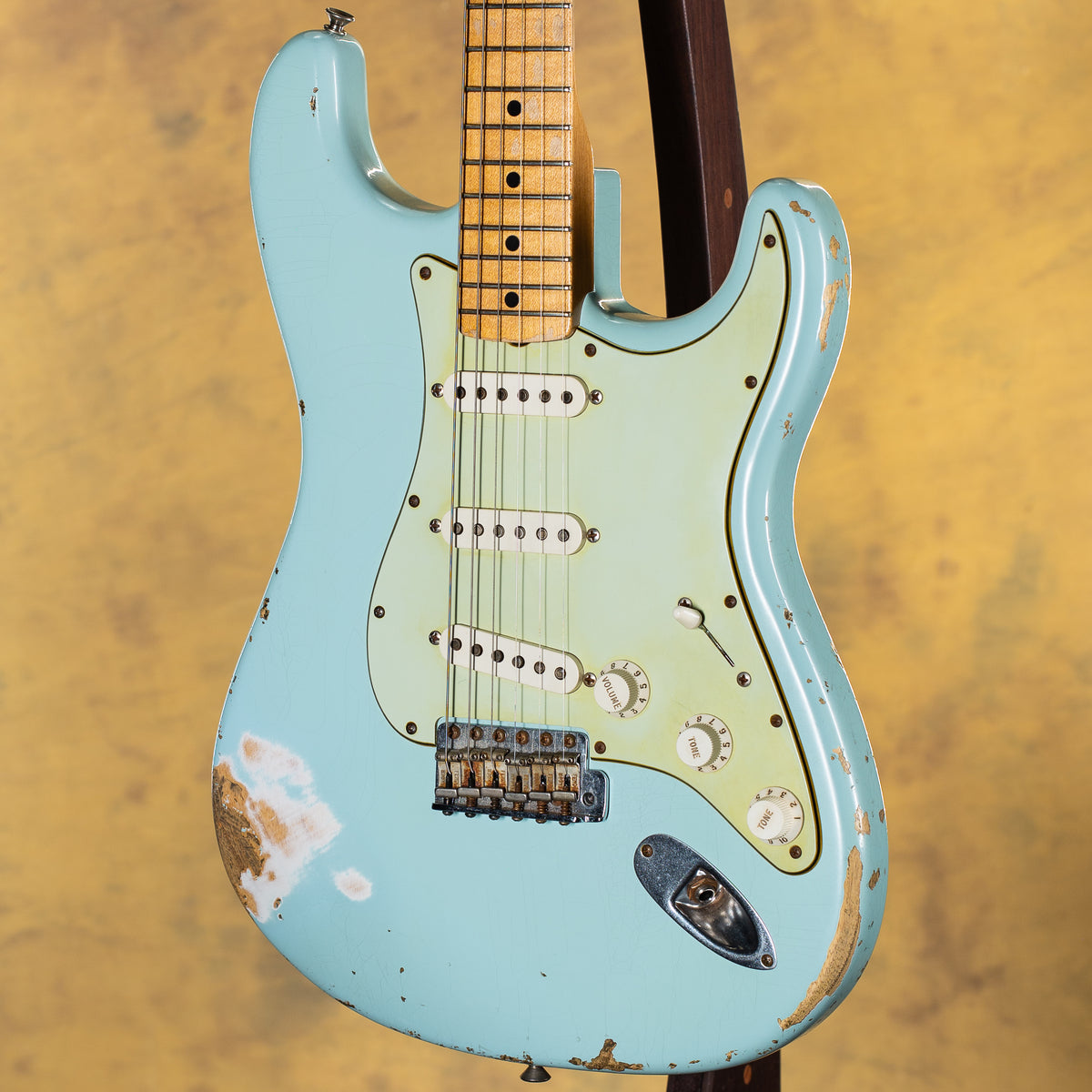 2007 Fender Custom Shop Custom Vintage Stratocaster Heavy Relic Sonic Blue
