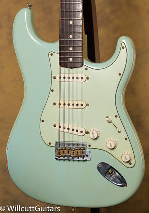 Fender Custom Shop Wildwood 10 '59 Strat Relic Brazilian Fingerboard Faded Sonic Blue