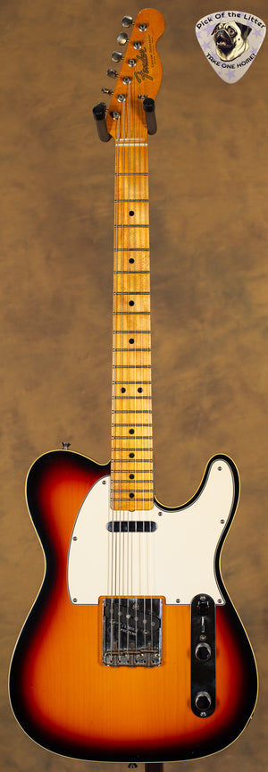 2009 Fender Custom Shop 1966 Telecaster Custom NOS 3 Tone Sunburst