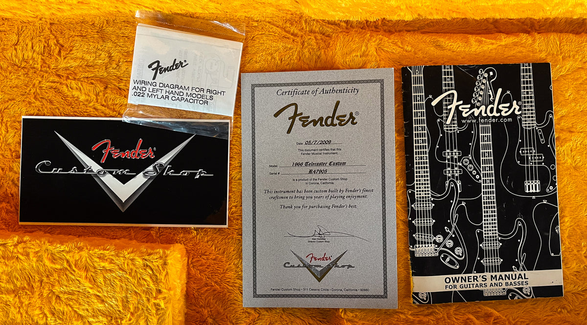 Fender Custom Shop 1966 Telecaster Custom NOS 3 Tone Sunburst