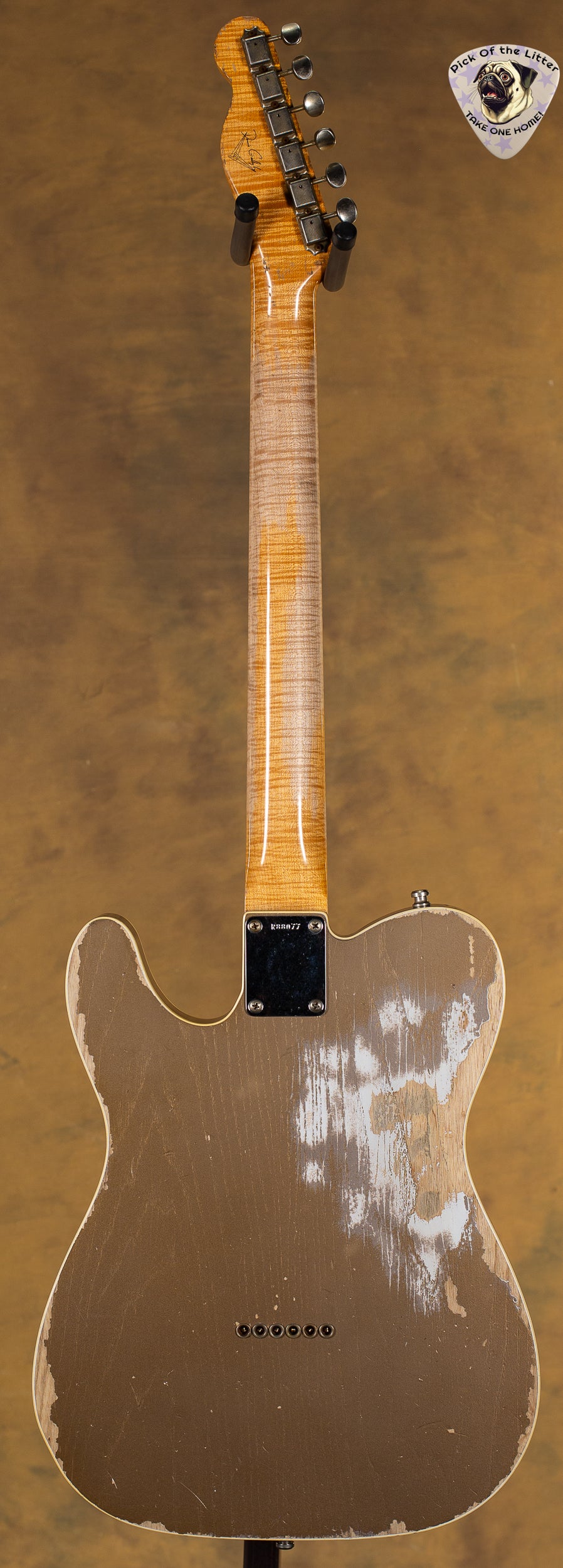 2016 Fender Custom Shop Masterbuilt Dennis Galuszka American Custom Telecaster Heavy Relic Aged Shoreline Gold