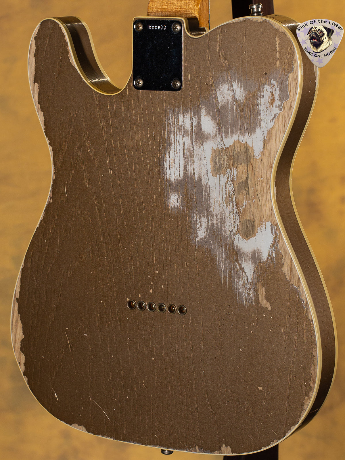 2016 Fender Custom Shop Masterbuilt Dennis Galuszka American Custom Telecaster Heavy Relic Aged Shoreline Gold