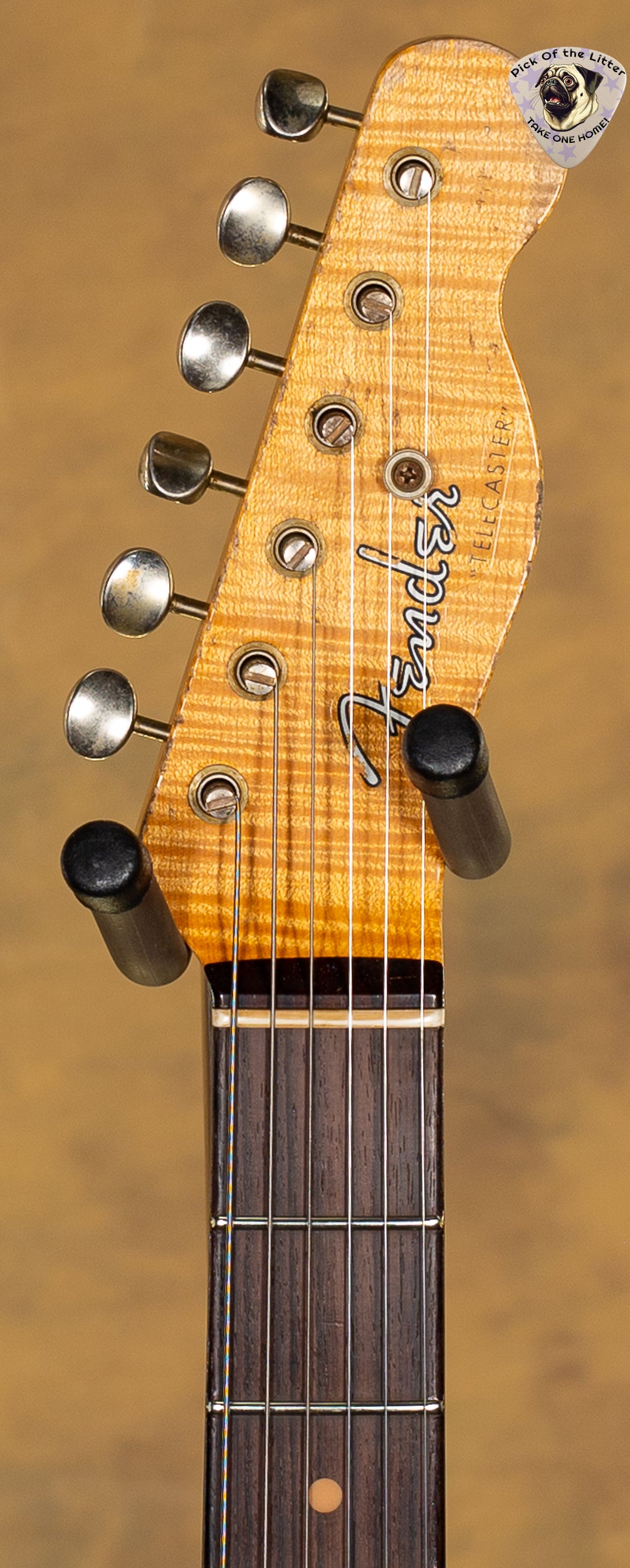 2016 Fender Custom Shop Masterbuilt Dennis Galuszka American Custom Telecaster Heavy Relic Aged Shoreline Gold