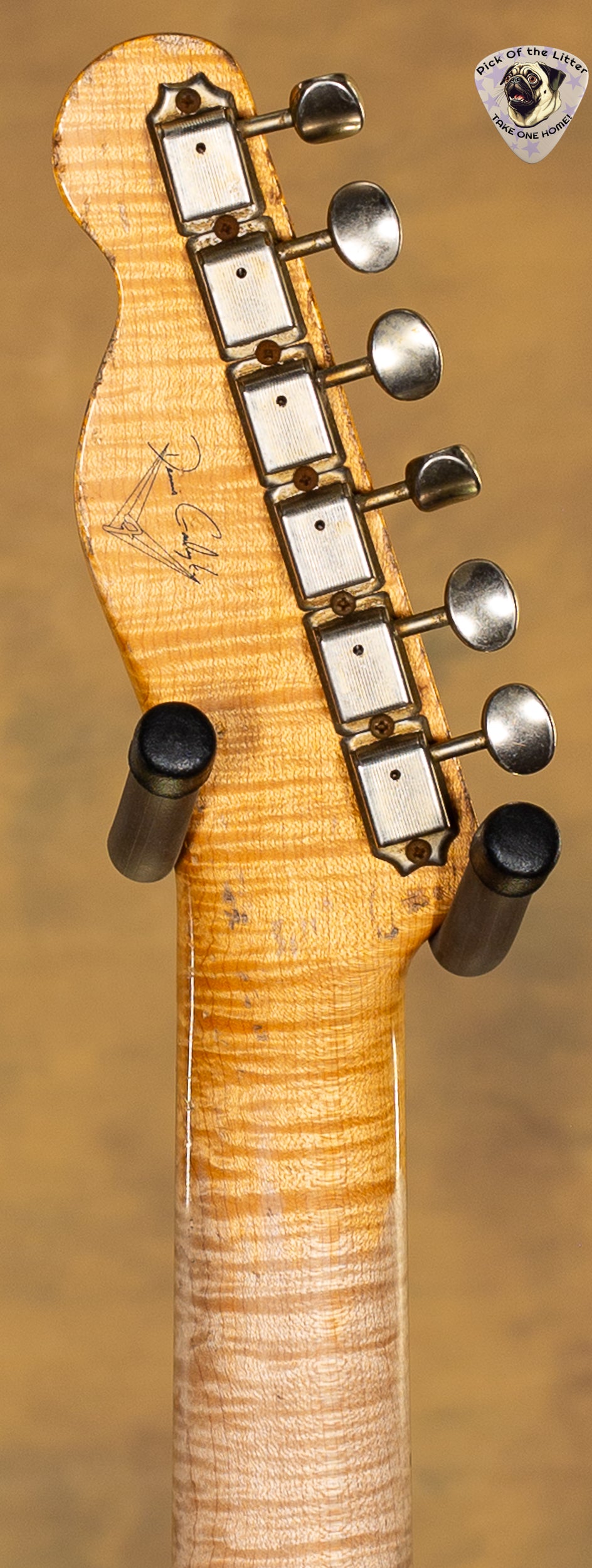 2016 Fender Custom Shop Masterbuilt Dennis Galuszka American Custom Telecaster Heavy Relic Aged Shoreline Gold