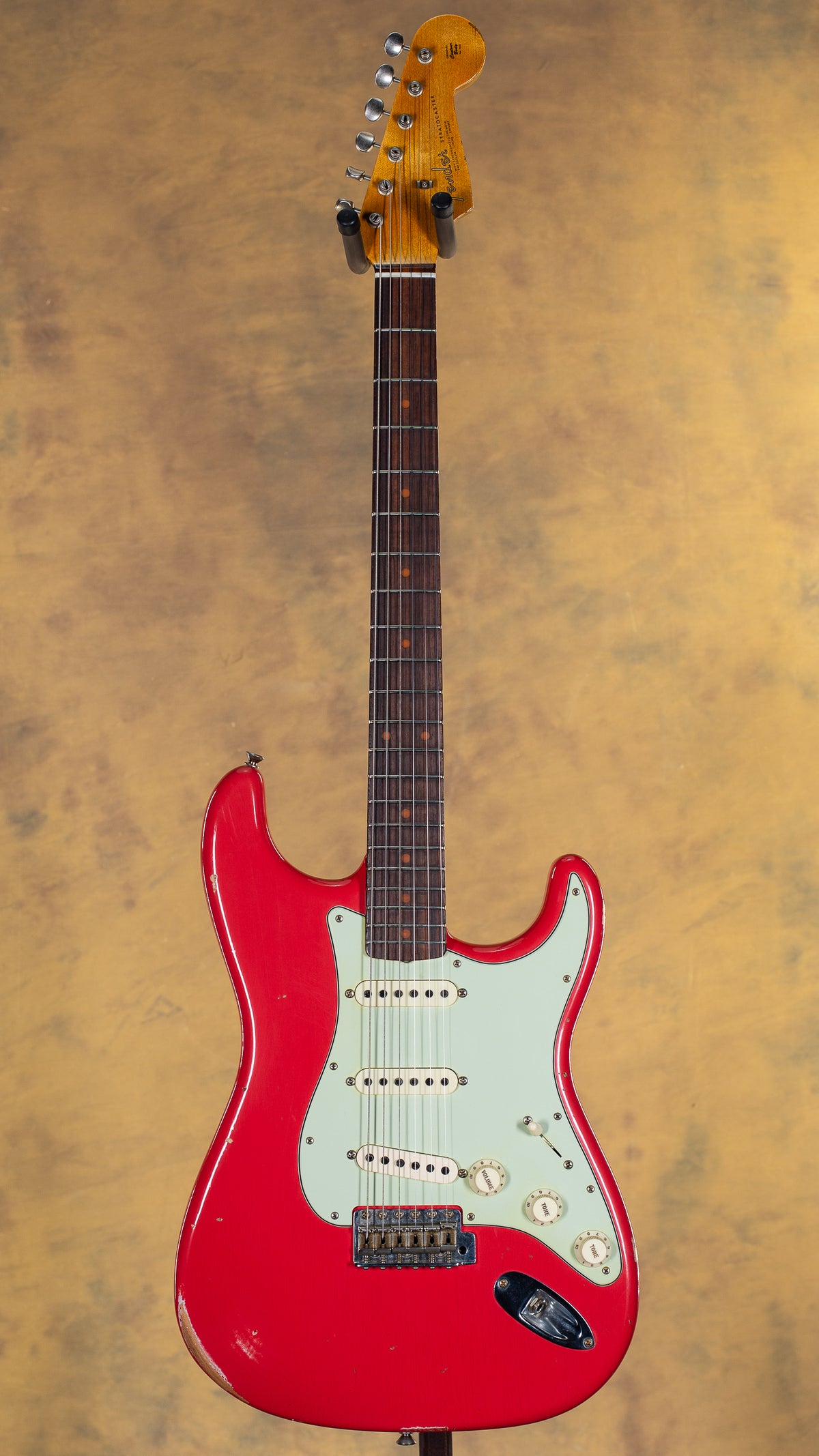2018 Fender Custom Shop "The 63" 1963 Stratocaster Relic Fiesta Red 60C