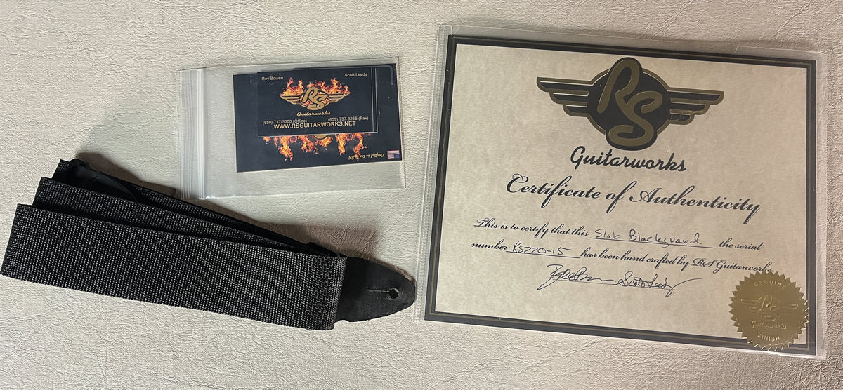 RS Guitarworks Old Friend Slab Blackguard USED (015)