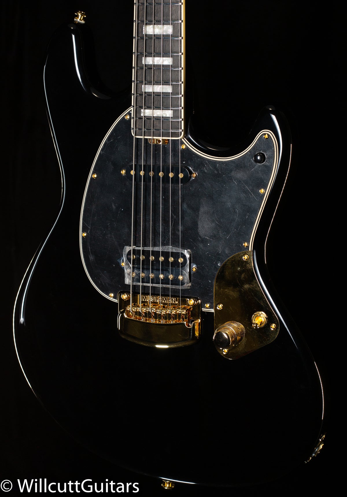 Ernie Ball Music Man StingRay Guitar Dustin Kensrue BFR Nitro Black Honey (474)