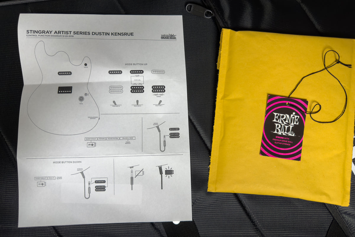 Ernie Ball Music Man StingRay Dustin Kensrue TV Blonde (962)